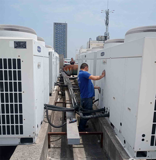 广丰中央空调制热和不制冷系统维修方法